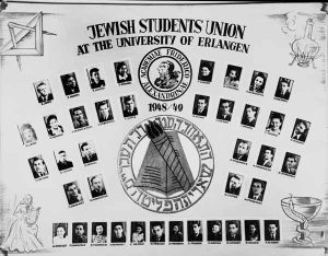 Mitglieder des jüdischen Studentenbunds | Members of the Jewish Student Union Erlangen