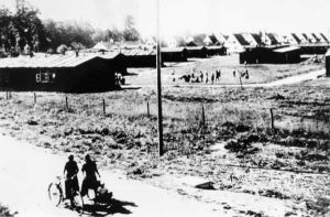 Die Baracken des ehemaligen RAD-Lagers | The barracks of the former RAD camp