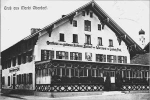 Marktoberdorf: Gasthaus/guesthouse Zum goldenen Hufeisen