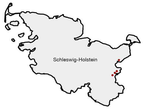 Karte von Schleswig-Holstein | Map of Schleswig-Holstein