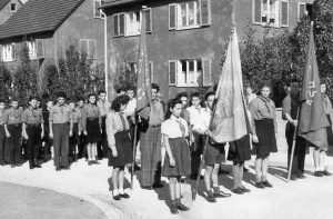 Wasseralfingen: Demonstration der zionistischen Jugendbewegung | demonstration of the zionist youth movement