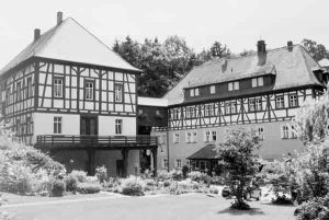 Gebäude der ehemaligen Kuranstalt Wildbad | buildings of the former health spa Wildbad