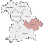 Karte Bezirk Niederbayern | Lower Bavaria